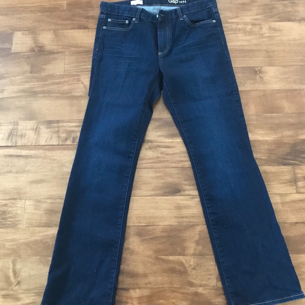 Gap perfect boot cut jeans.